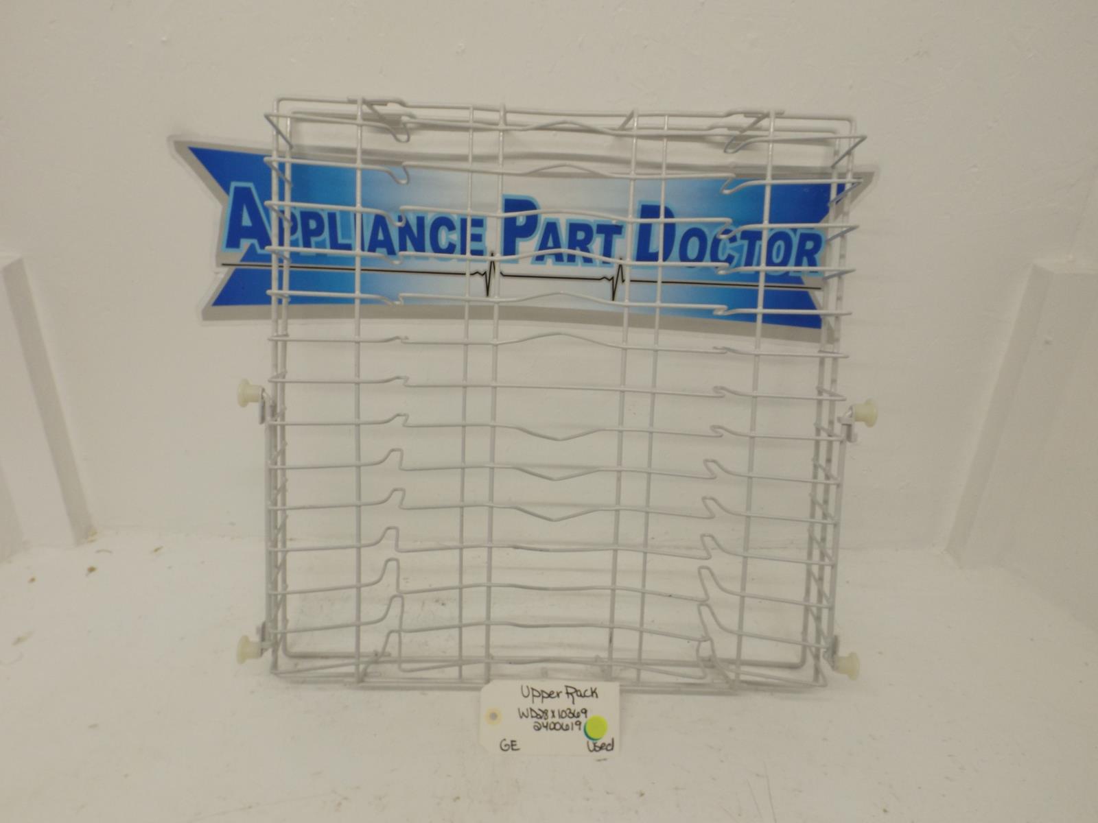 GE Dishwasher WD28X10369 2400619 Upper Rack Used GE Dishwasher WD28X10369 2400619 Upper Rack Used